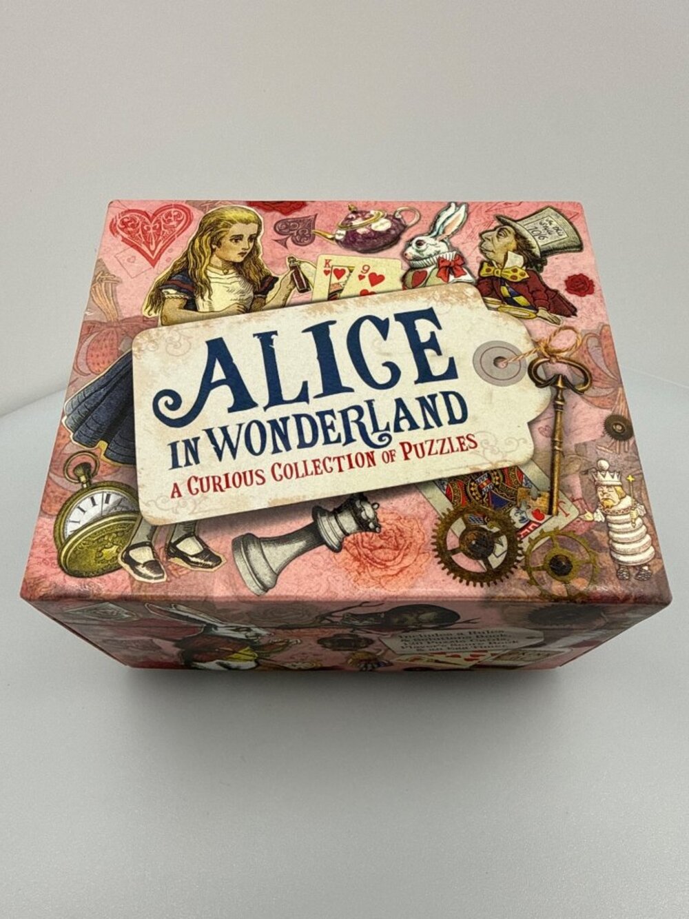 Game Night! Alice In Wonderland Puzzle Game Set With Cards Timer & Rulebook